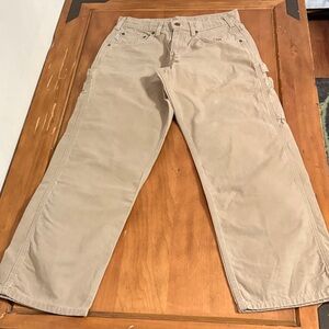 Carhartt Beige Cargo Pants Size 31x30